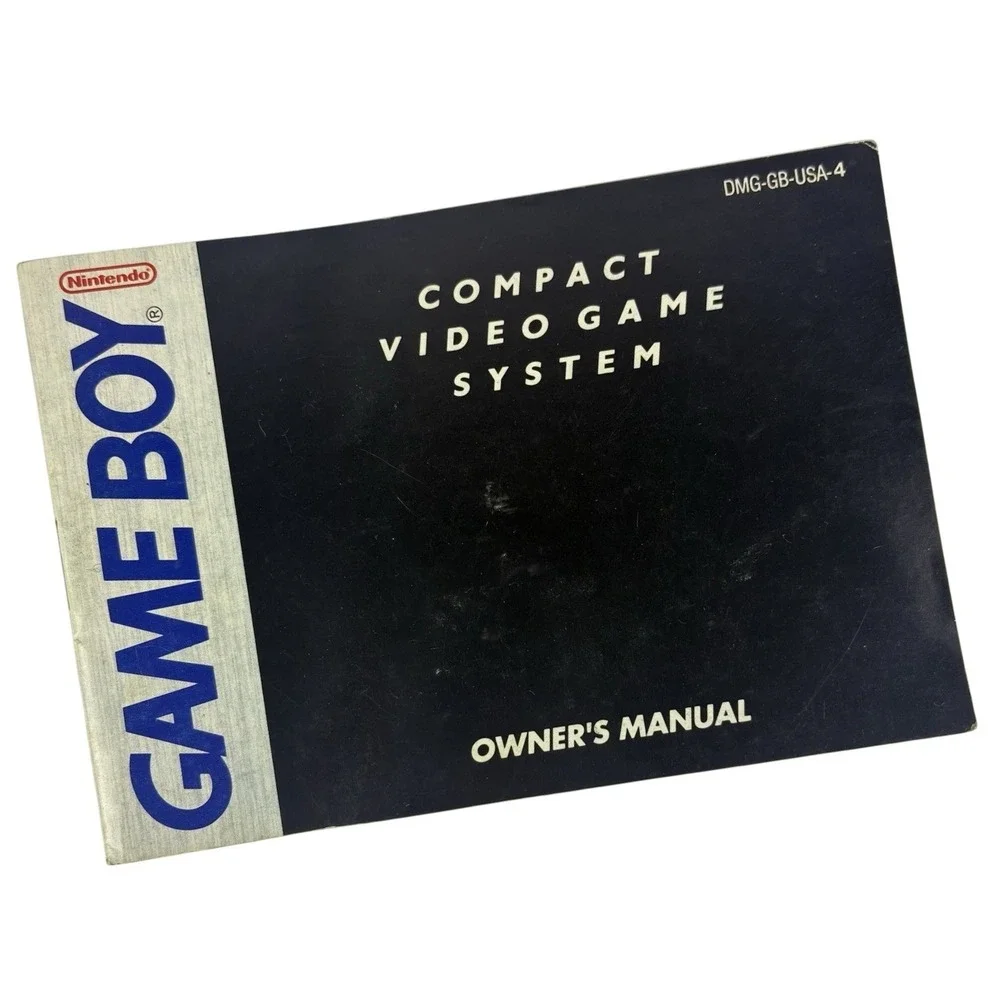 Nintendo Game Boy Owner's‎ Manual ONLY DMG-GB-USA-4 1989